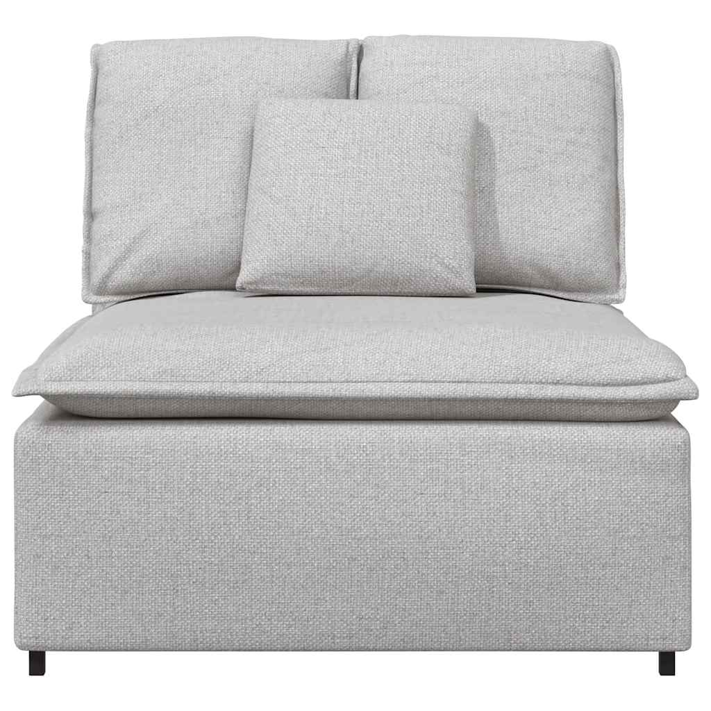Module central de canapé modulable avec coussins Gris nuage 100 cm - XIOS