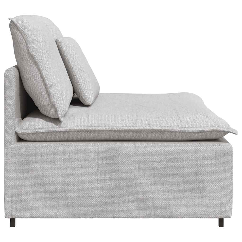 Module central de canapé modulable avec coussins Gris nuage 100 cm - XIOS