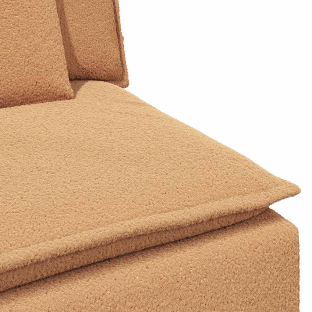 Module central de canapé modulable avec coussins beige 100 cm - XIOS