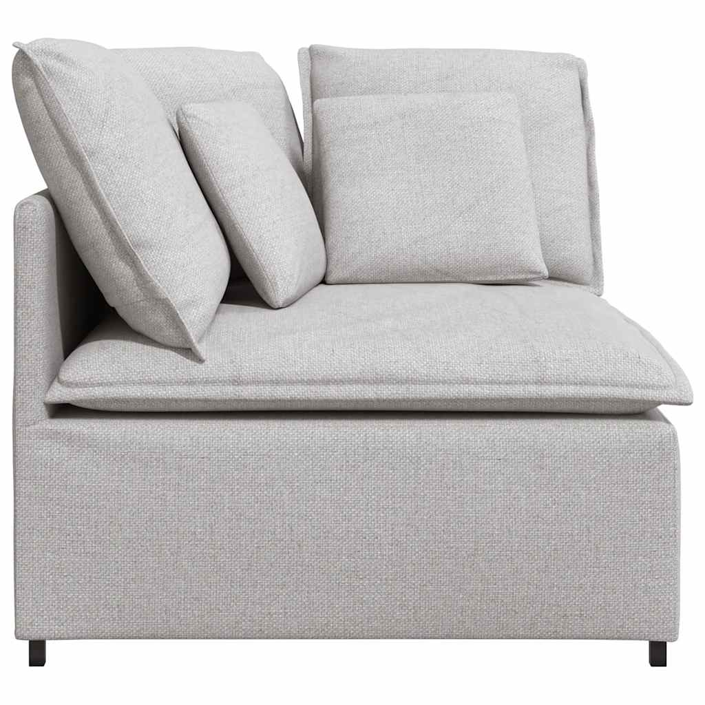 Module d'angle pour canapé modulable avec coussins Gris nuage 100 cm - XIOS