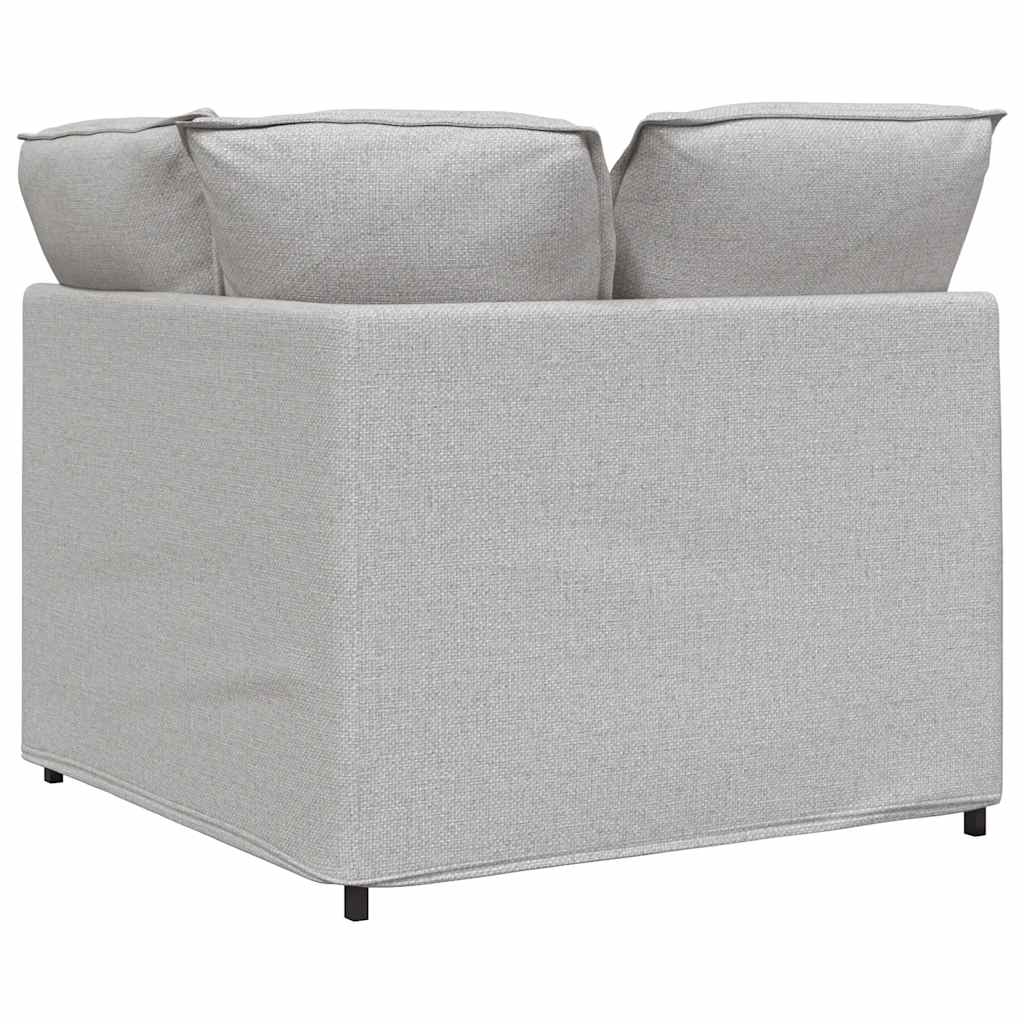 Module d'angle pour canapé modulable avec coussins Gris nuage 100 cm - XIOS