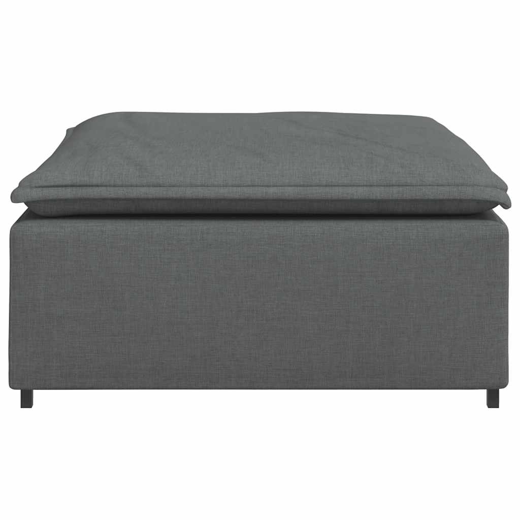 Module de repose-pieds pour canapé modulaire Gris foncé 100 x 100 x 48 cm - XIOS