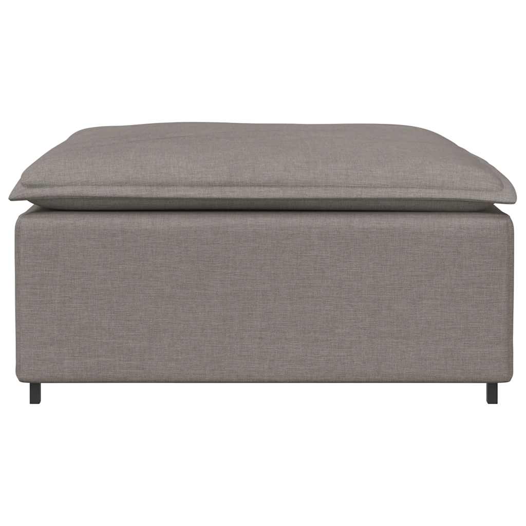 Module de repose-pieds pour canapé modulaire Taupe 100 x 100 x 48 cm