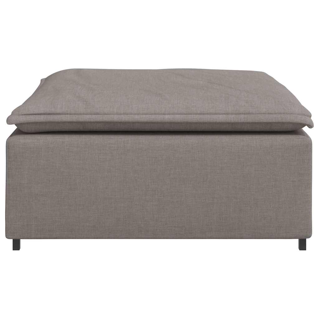 Module de repose-pieds pour canapé modulaire Taupe 100 x 100 x 48 cm