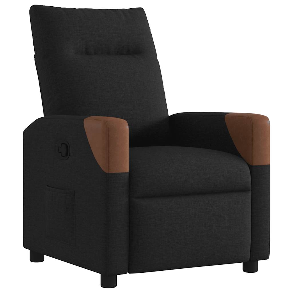 Fauteuil inclinable Noir Tissu - XIOS