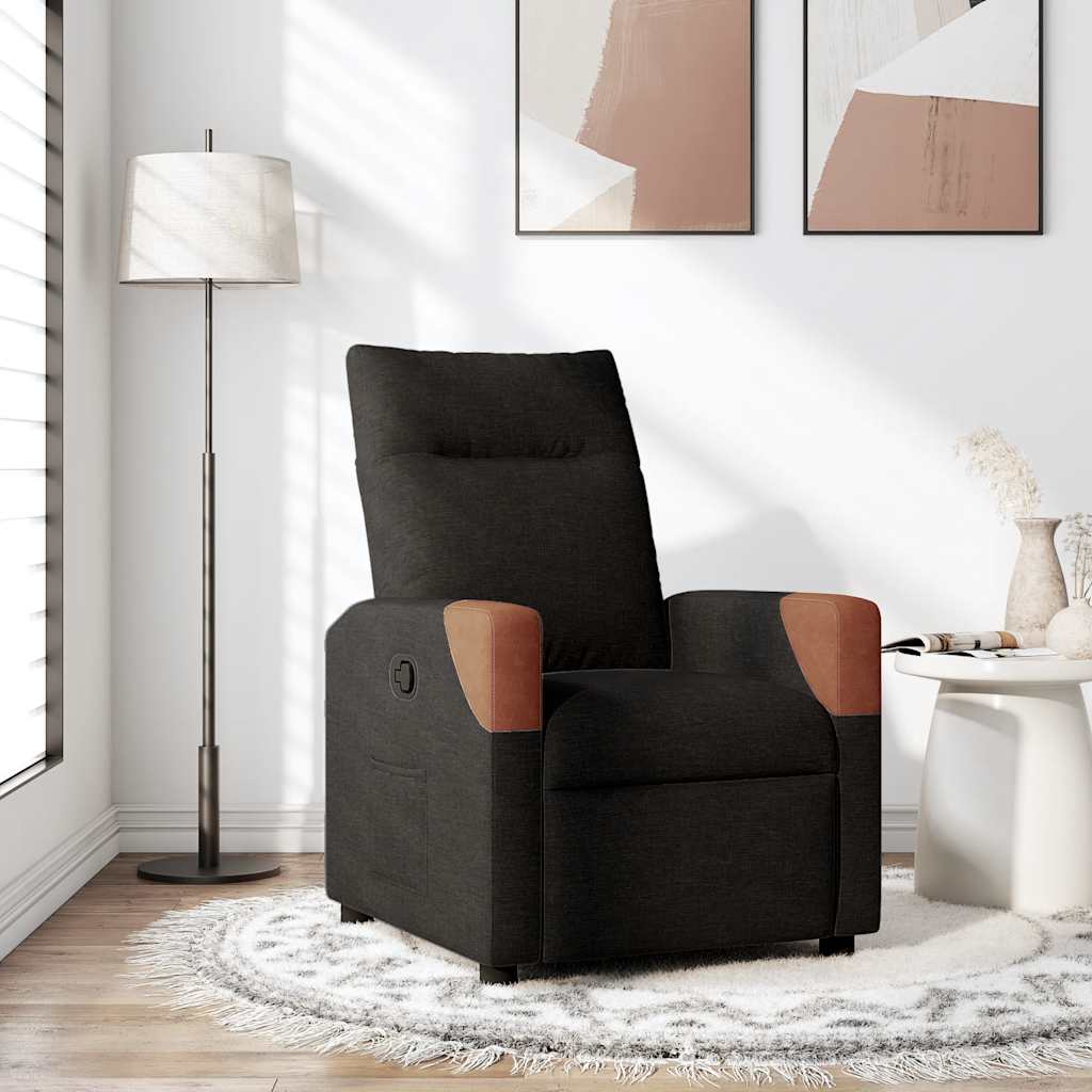 Fauteuil inclinable Noir Tissu - XIOS