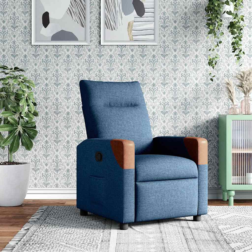 Fauteuil inclinable Bleu Tissu - XIOS
