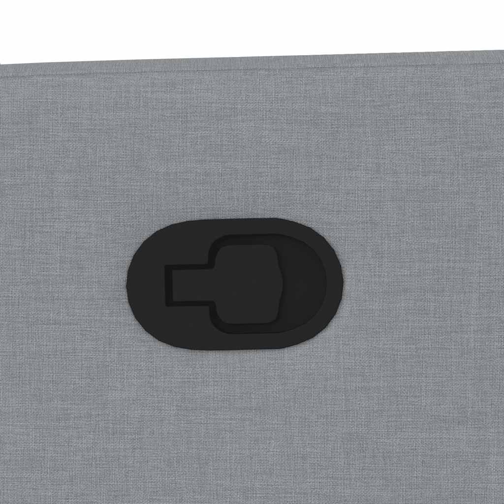 Fauteuil de massage inclinable Gris clair Tissu - XIOS