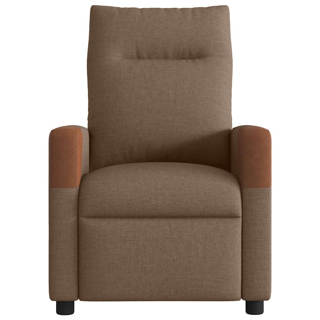 Fauteuil de massage inclinable Marron Tissu - XIOS