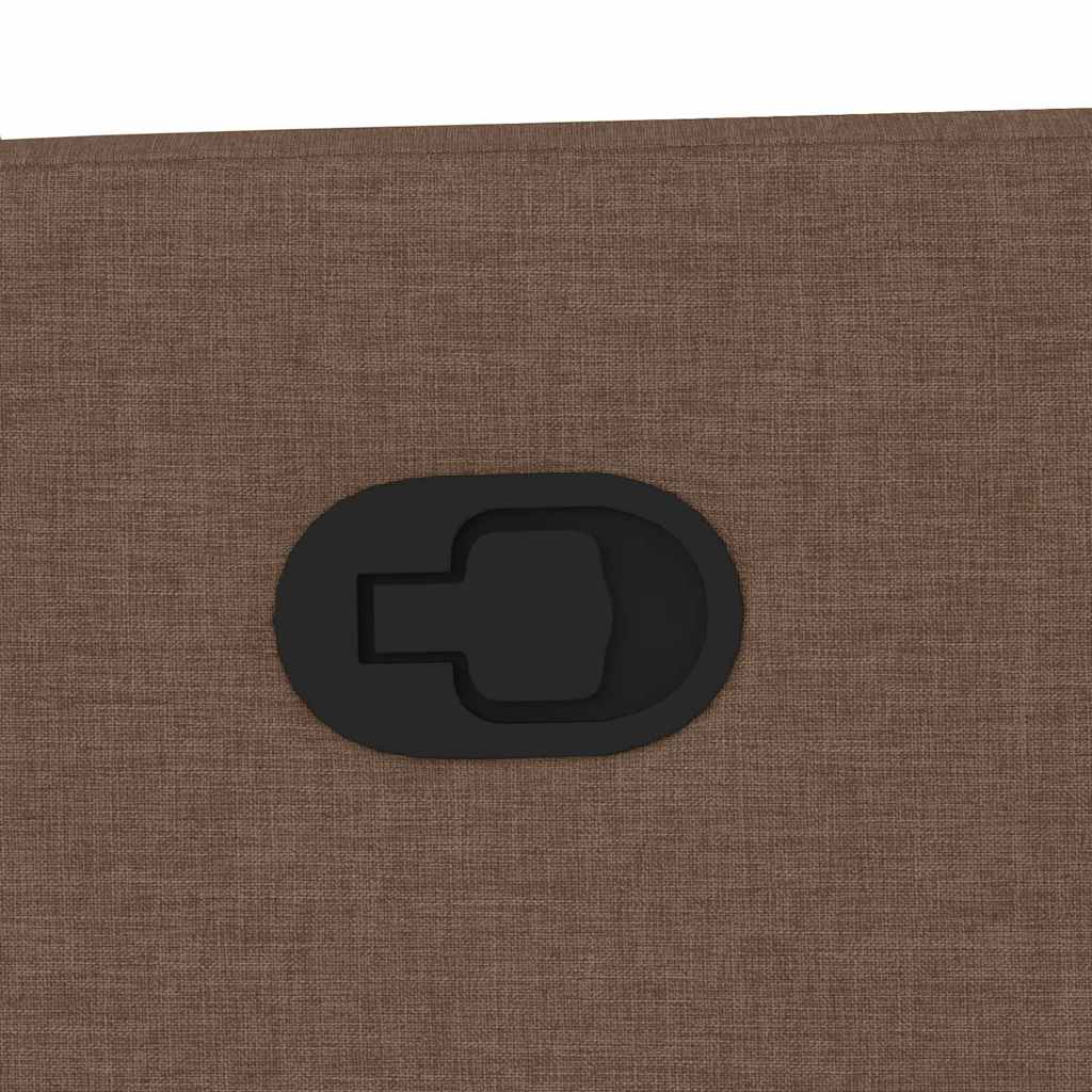 Fauteuil de massage inclinable Marron Tissu - XIOS