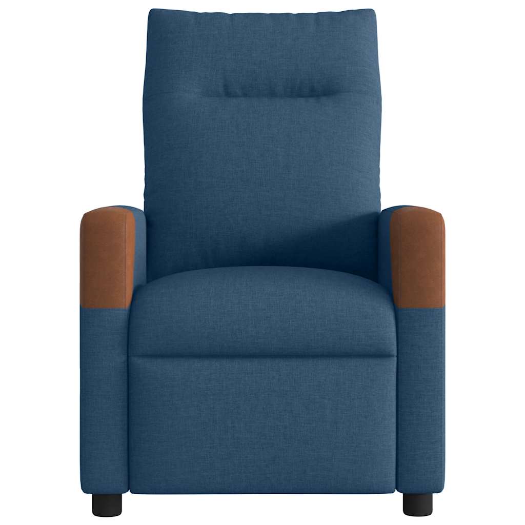 Fauteuil inclinable de massage Bleu Tissu - XIOS