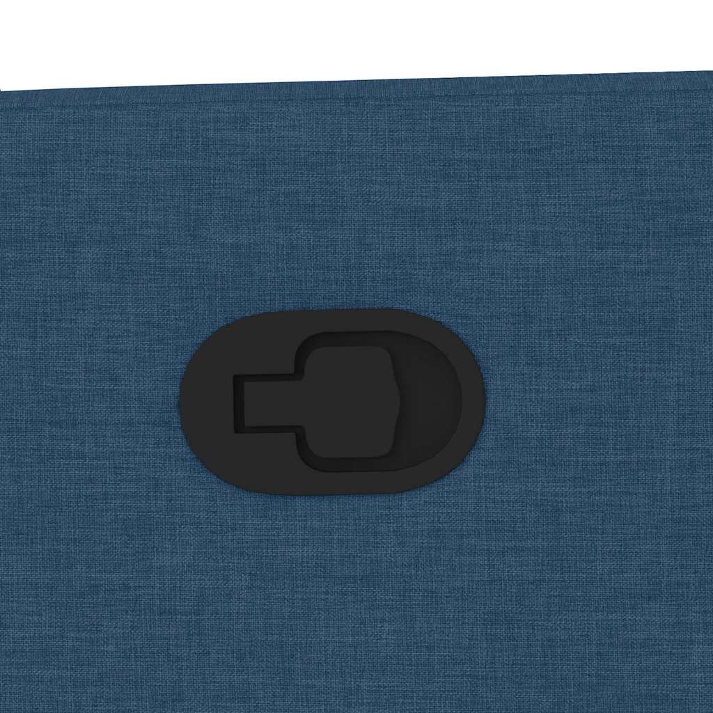 Fauteuil inclinable de massage Bleu Tissu - XIOS