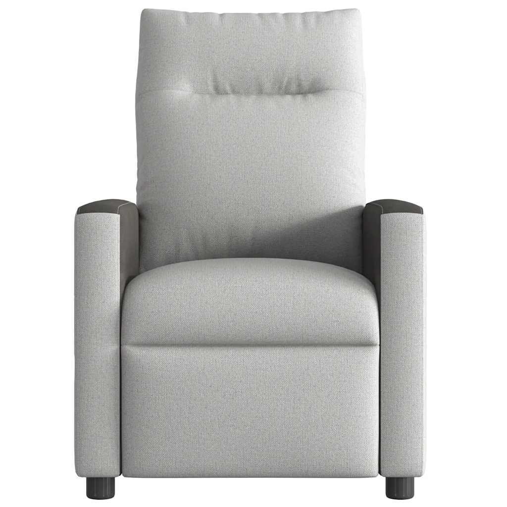 Fauteuil inclinable gris nuage tissu - XIOS