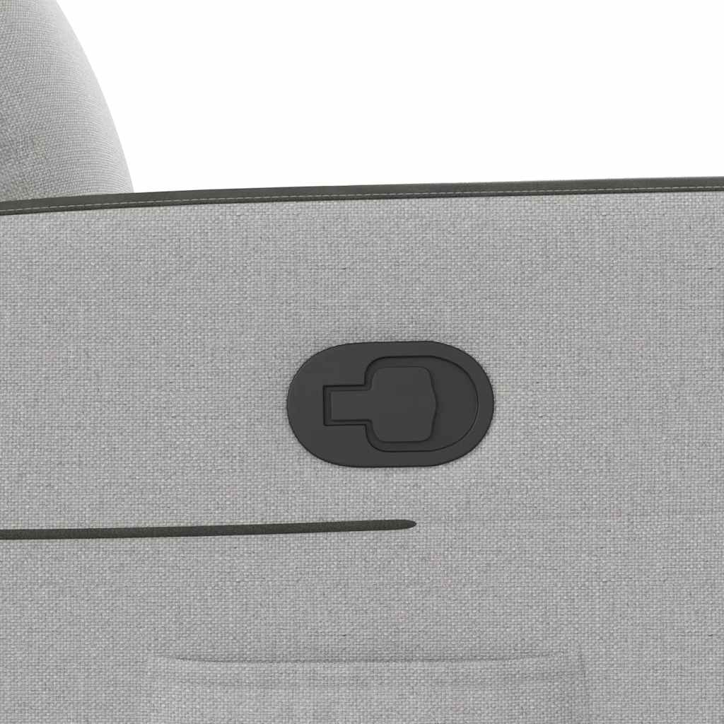 Fauteuil inclinable gris nuage tissu - XIOS