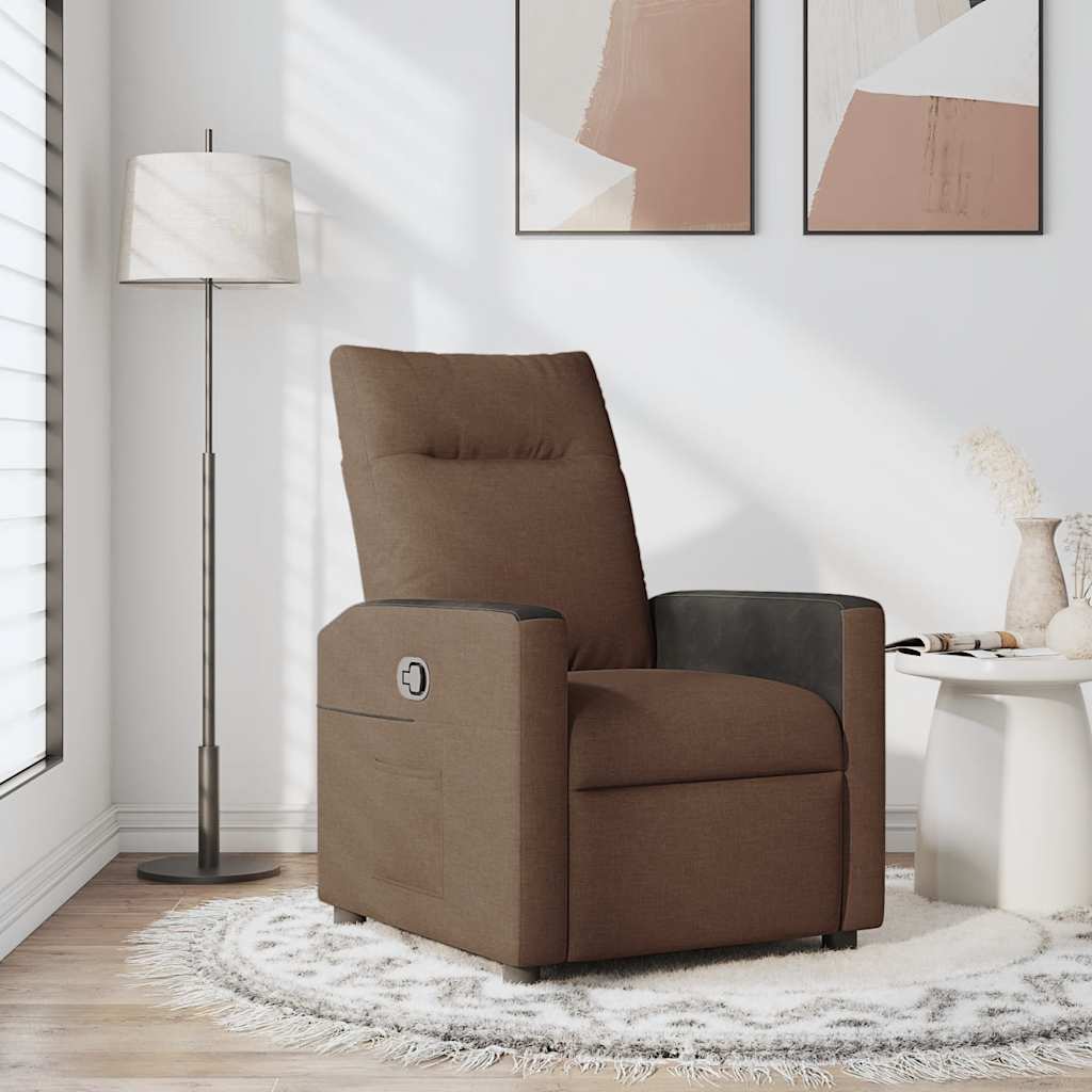 Fauteuil inclinable Marron Tissu - XIOS