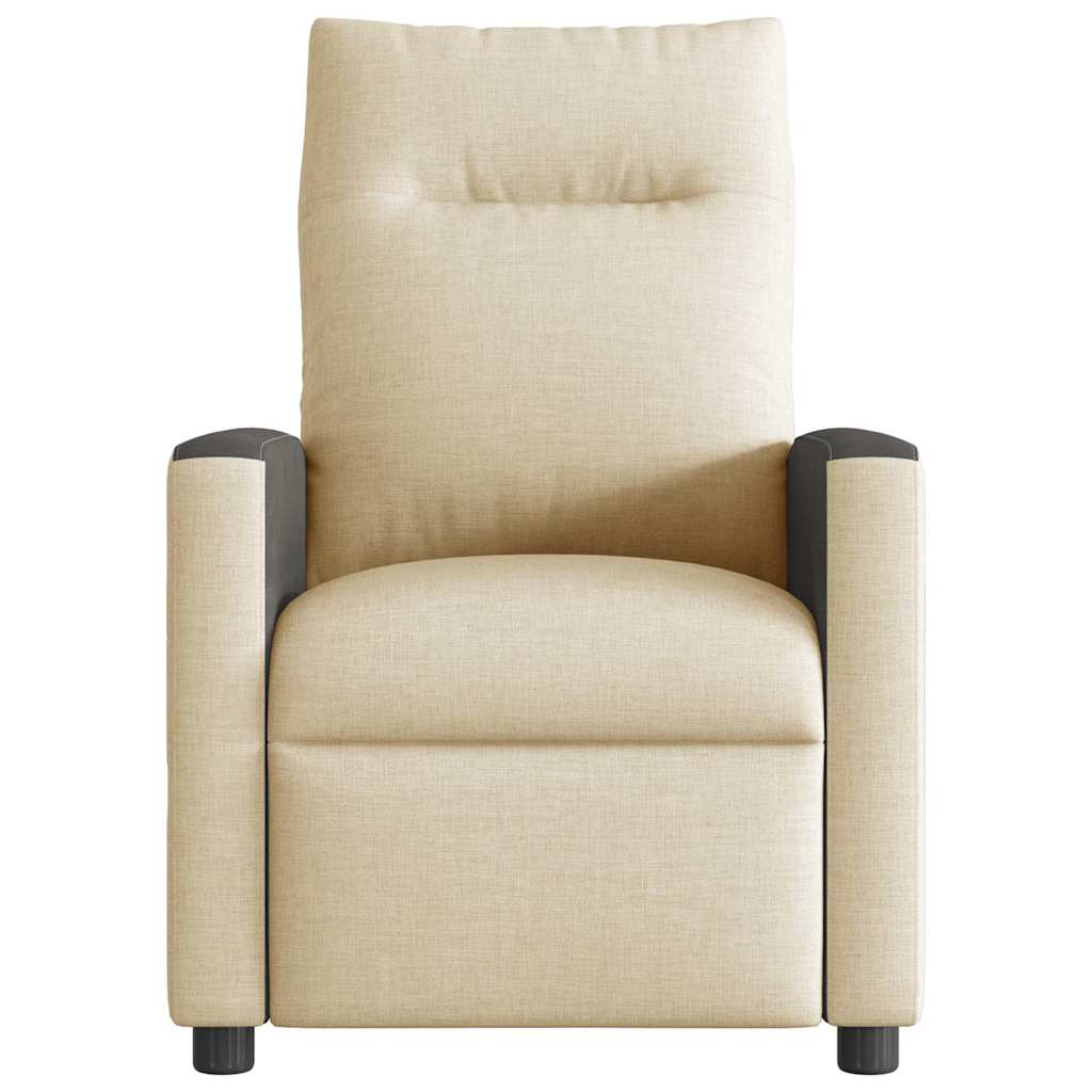 Fauteuil inclinable Crème Tissu - XIOS
