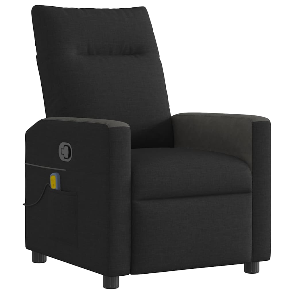 Fauteuil de massage inclinable Noir Tissu - XIOS