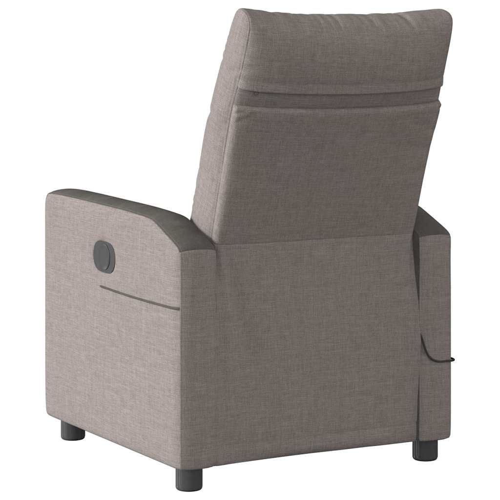 Fauteuil de massage inclinable Taupe Tissu - XIOS
