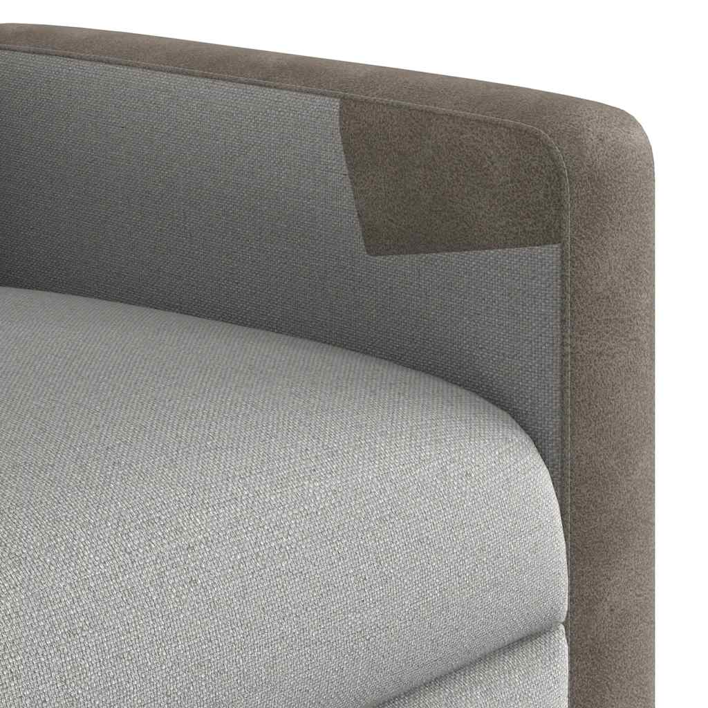 Fauteuil inclinable gris nuage tissu - XIOS