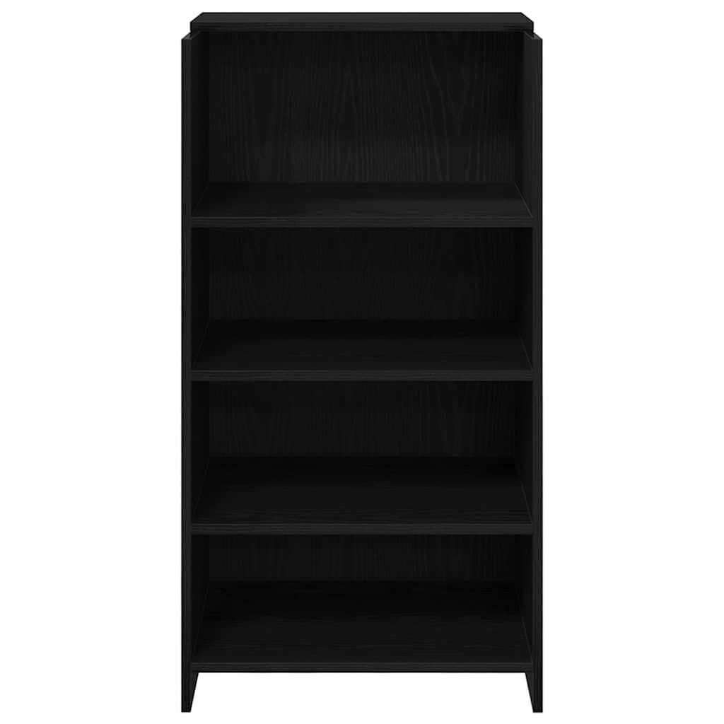 Bureau de réception noir 55x50x103,5 cm bois d'ingénierie