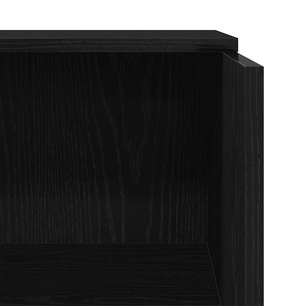 Bureau de réception noir 55x50x103,5 cm bois d'ingénierie - XIOS