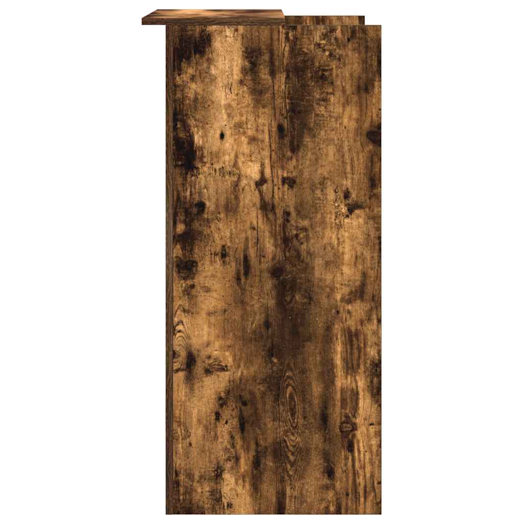 Bureau de réception chêne fumé 55x50x103,5 cm bois d'ingénierie - XIOS