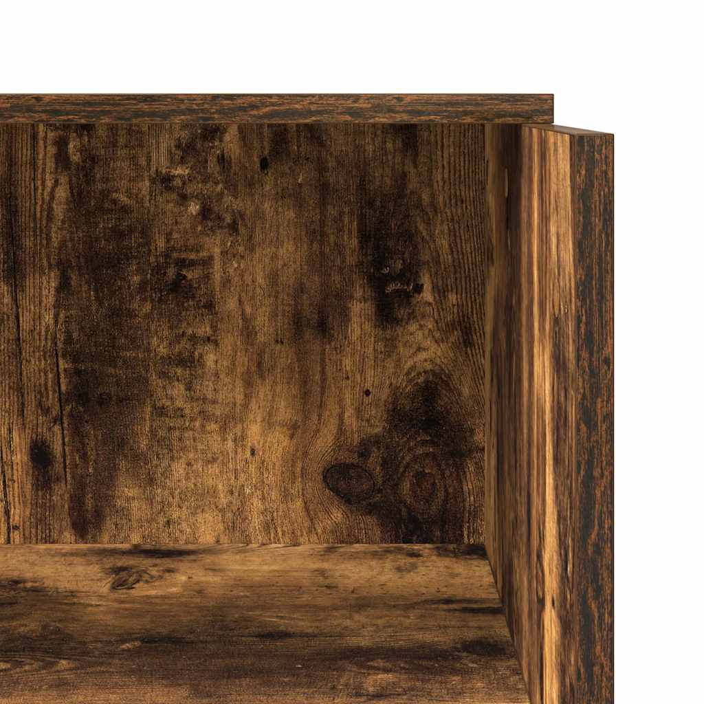 Bureau de réception chêne fumé 55x50x103,5 cm bois d'ingénierie - XIOS