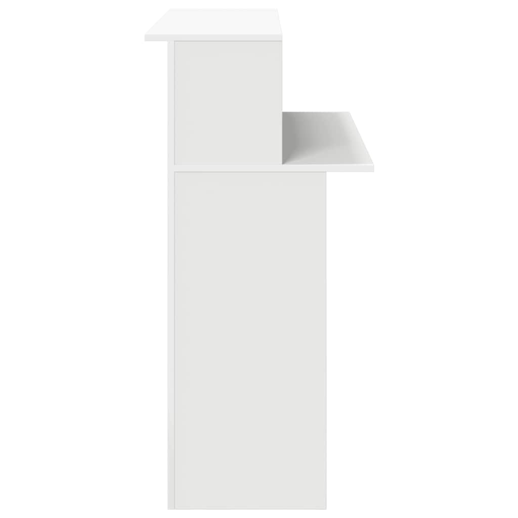 Bureau de réception Blanc 100x50x103,5 cm Bois d'ingénierie - XIOS