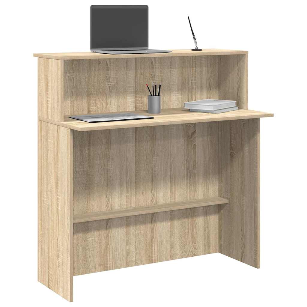 Bureau de réception Chêne Sonoma 100x50x103,5 cm Bois d'ingénierie - XIOS