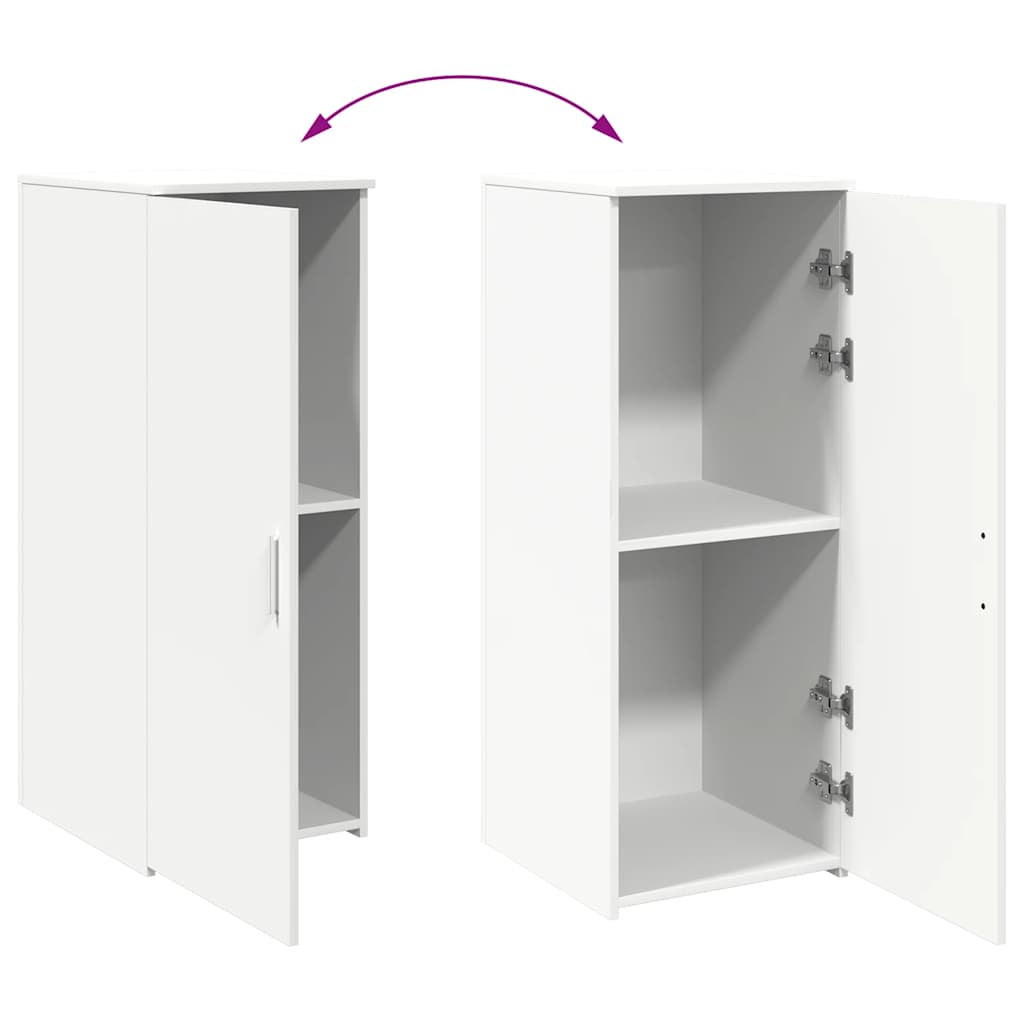 Armoire de rangement Blanc 40x45x103,5 cm Bois d'ingénierie - XIOS