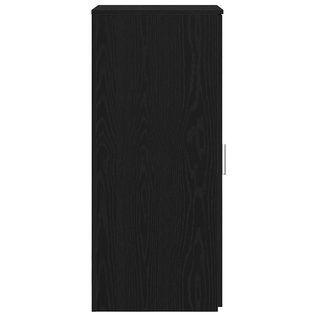 Armoire de rangement Noir 40x45x103,5 cm Bois d'ingénierie