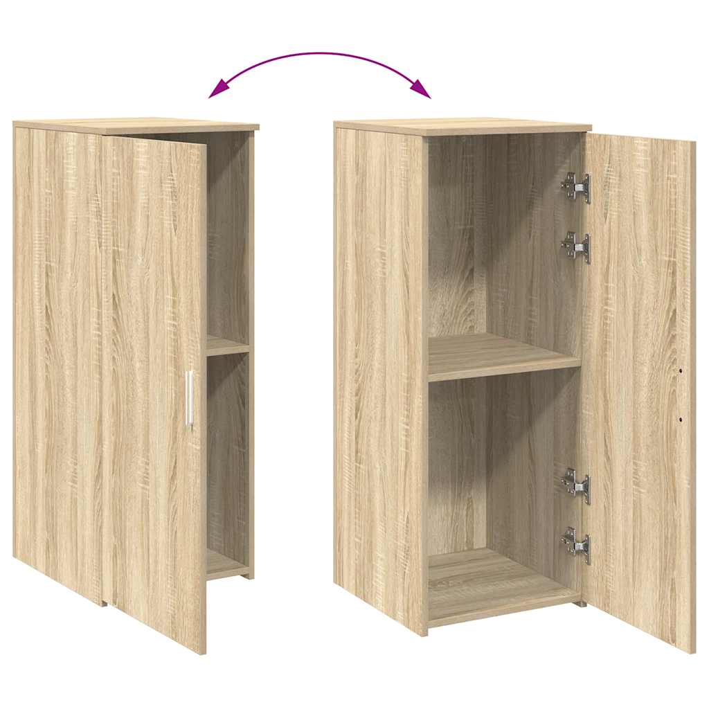 Armoire rangement chêne sonoma 40x45x103,5 cm bois d'ingénierie - XIOS
