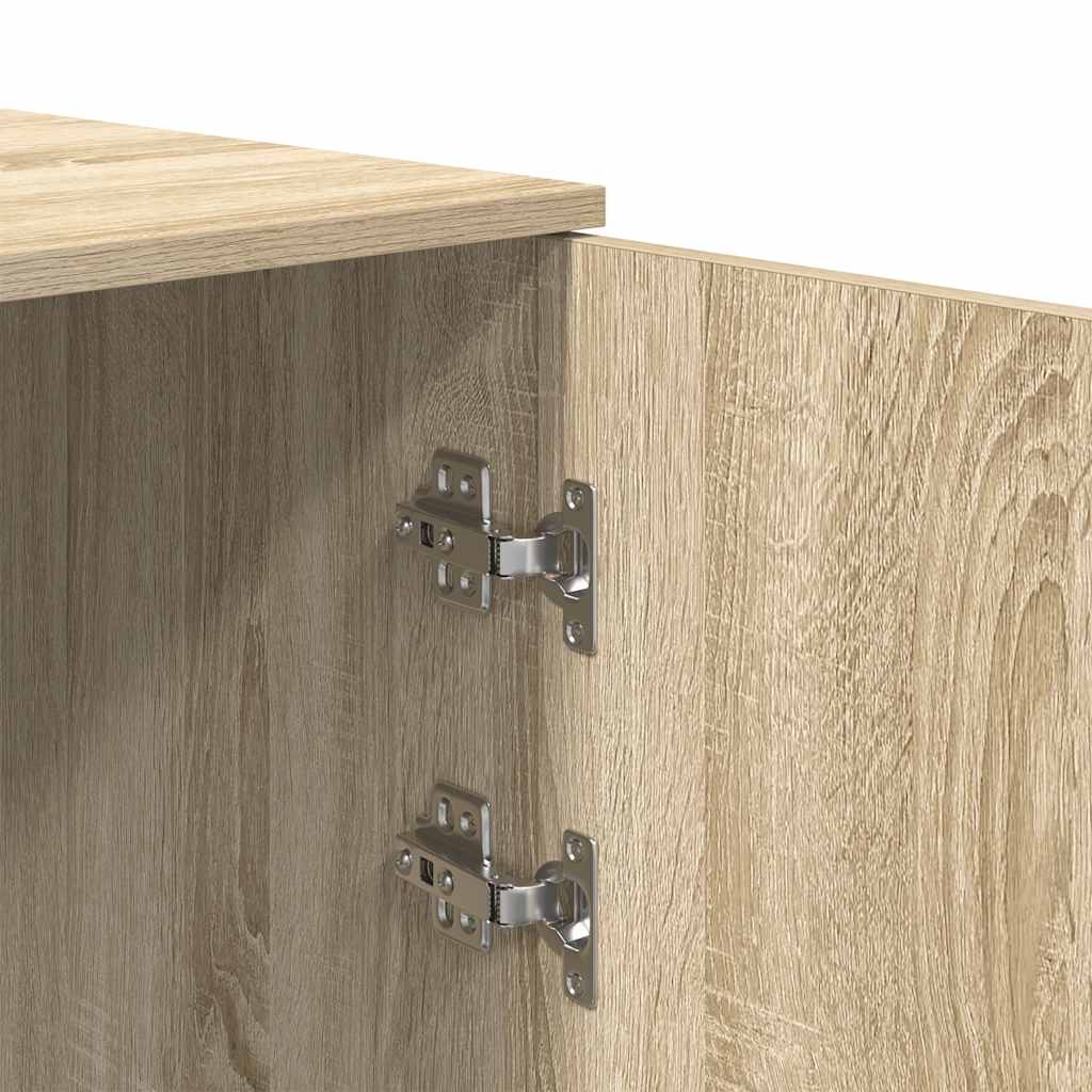 Armoire rangement chêne sonoma 40x45x103,5 cm bois d'ingénierie - XIOS