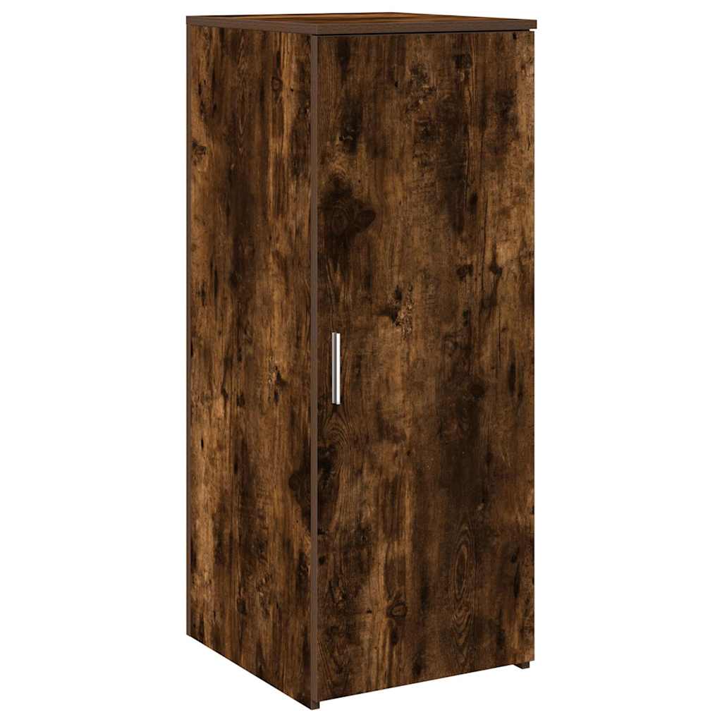 Armoire de rangement chêne fumé 40x45x103,5cm bois d'ingénierie - XIOS