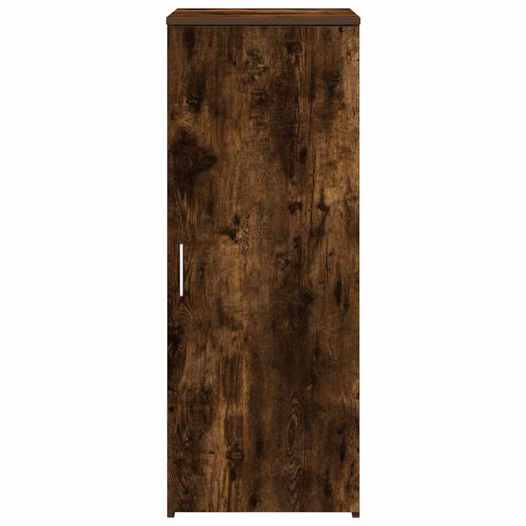 Armoire de rangement chêne fumé 40x45x103,5cm bois d'ingénierie - XIOS