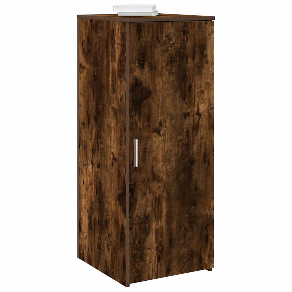 Armoire de rangement chêne fumé 40x45x103,5cm bois d'ingénierie - XIOS