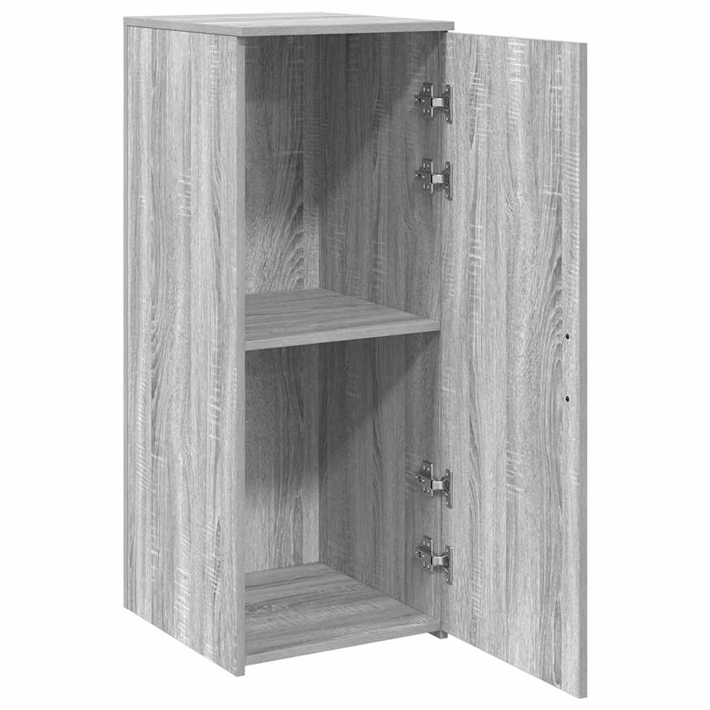 Armoire de rangement sonoma gris 40x45x103,5 cm bois ingénierie - XIOS