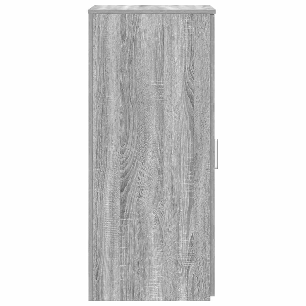 Armoire de rangement sonoma gris 40x45x103,5 cm bois ingénierie - XIOS