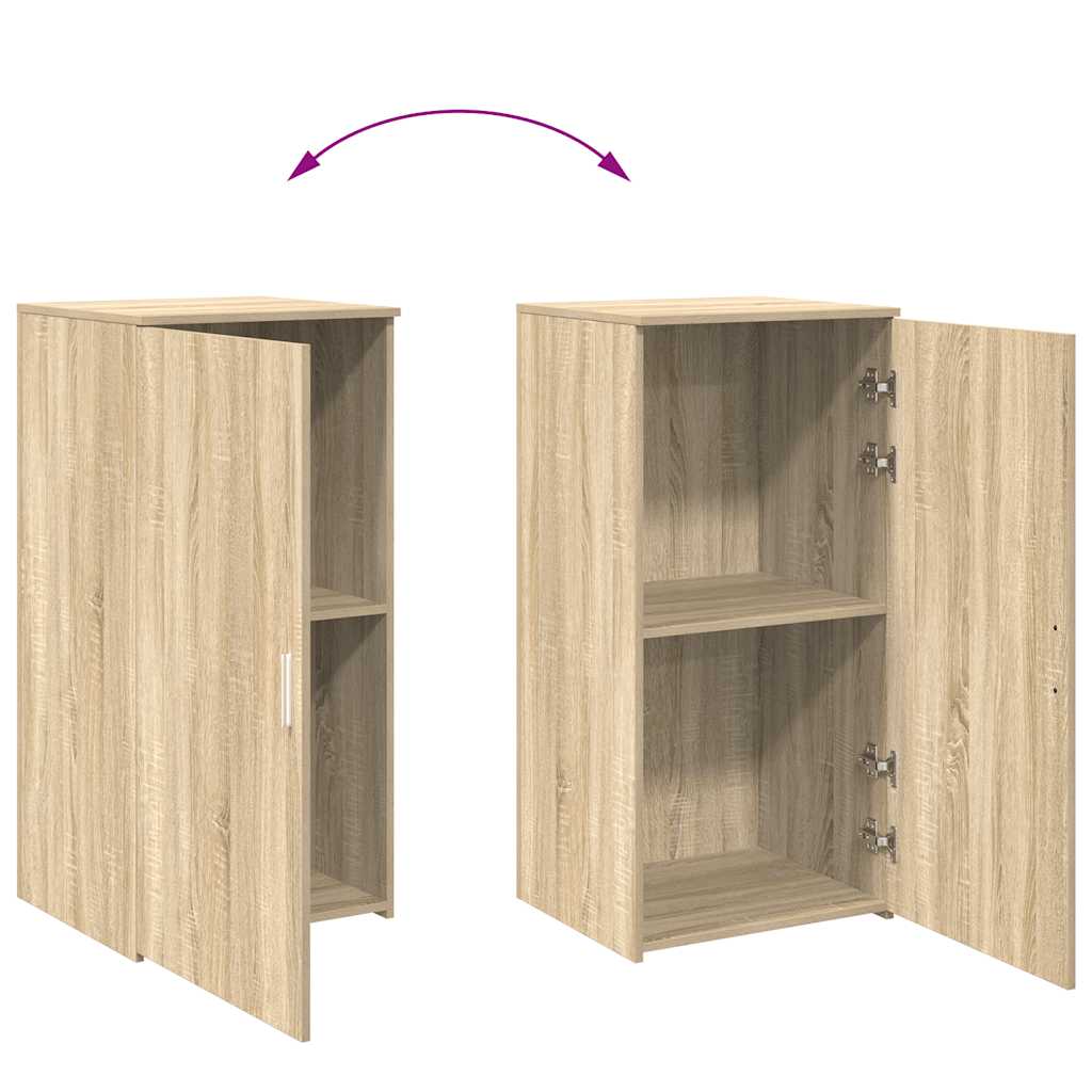 Armoire rangement chêne sonoma 50x45x103,5 cm bois d'ingénierie - XIOS