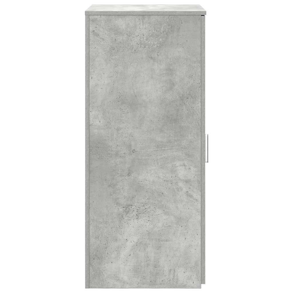 Armoire de rangement gris béton 50x45x103,5cm bois d'ingénierie - XIOS