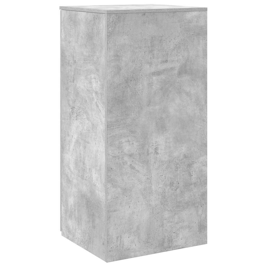 Armoire de rangement gris béton 50x45x103,5cm bois d'ingénierie - XIOS