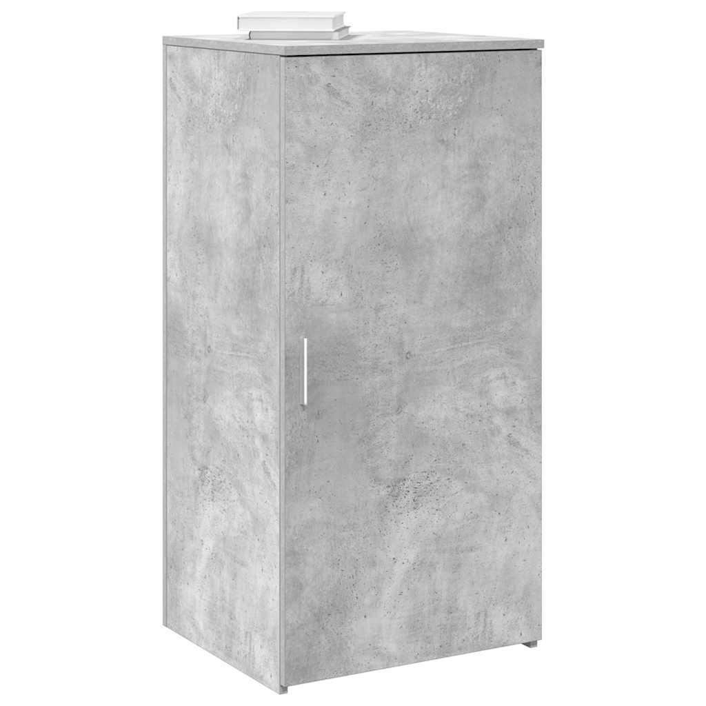 Armoire de rangement gris béton 50x45x103,5cm bois d'ingénierie - XIOS