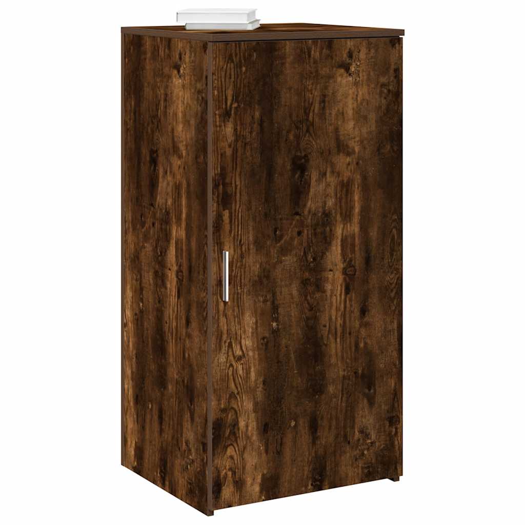 Armoire de rangement chêne fumé 50x45x103,5cm bois d'ingénierie - XIOS