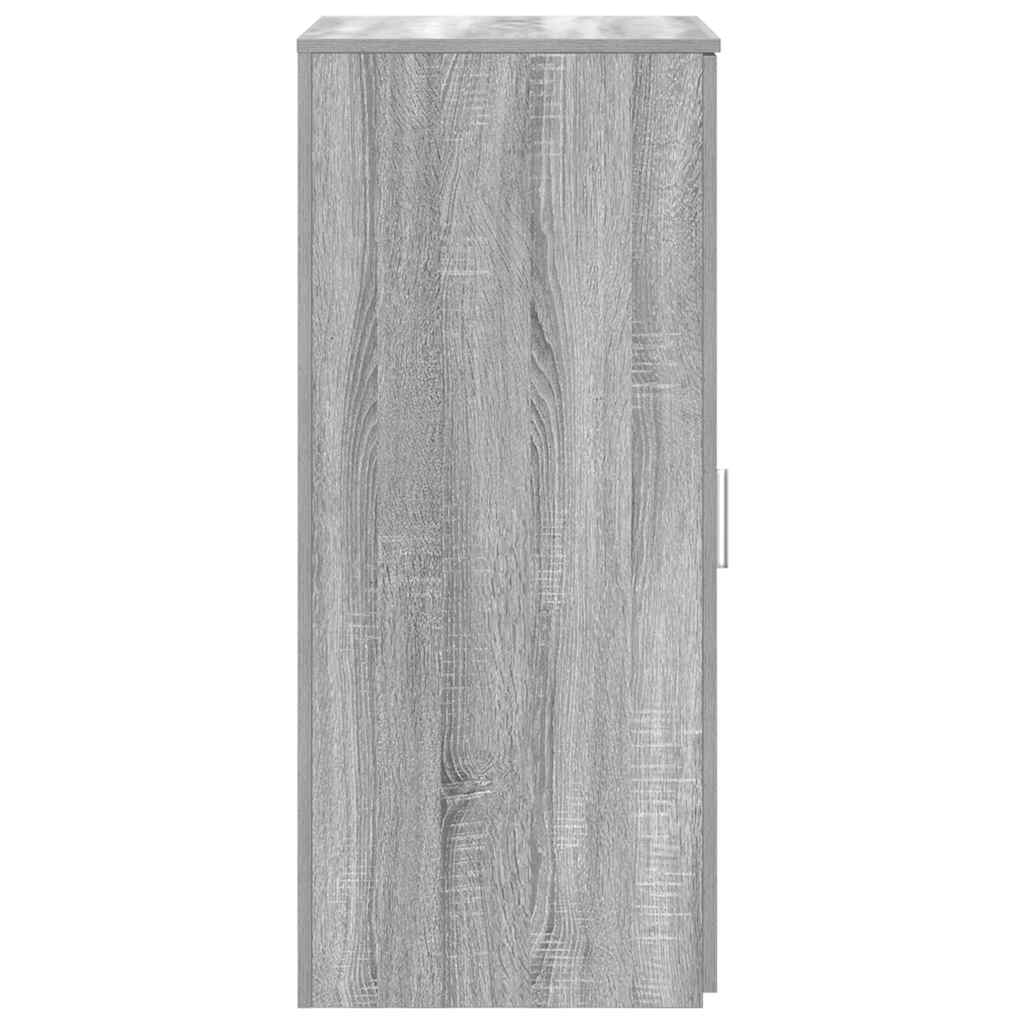 Armoire de rangement sonoma gris 50x45x103,5 cm bois ingénierie - XIOS