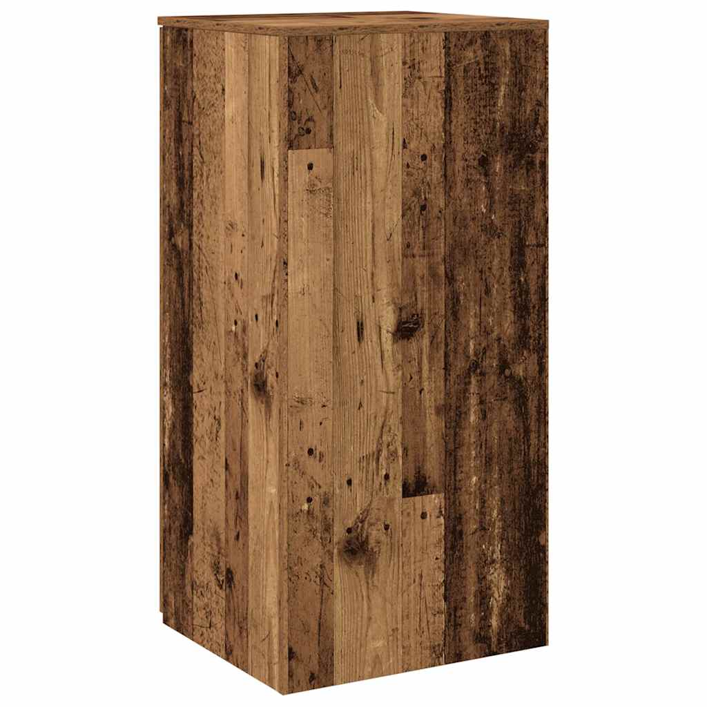 Armoire rangement vieux bois 50x45x103,5 cm bois d’ingénierie - XIOS