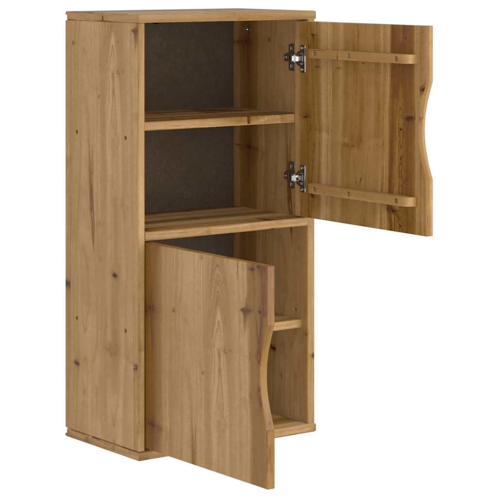 Armoire latérale ODDA 40x24x79 cm bois massif pin - XIOS