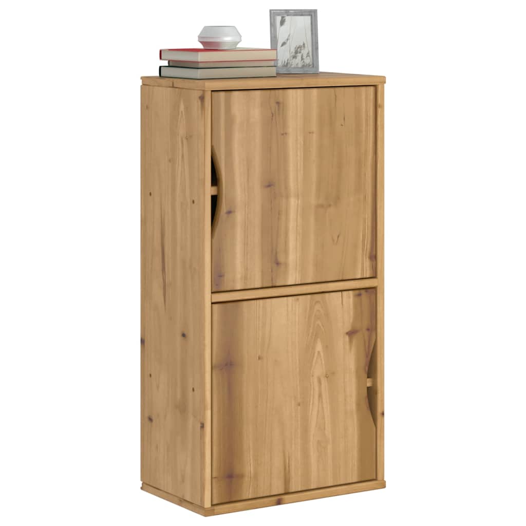 Armoire latérale ODDA 40x24x79 cm bois massif pin - XIOS