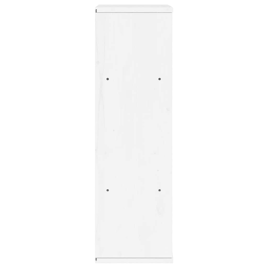 Armoire latérale ODDA blanc 40x24x79 cm bois massif pin - XIOS