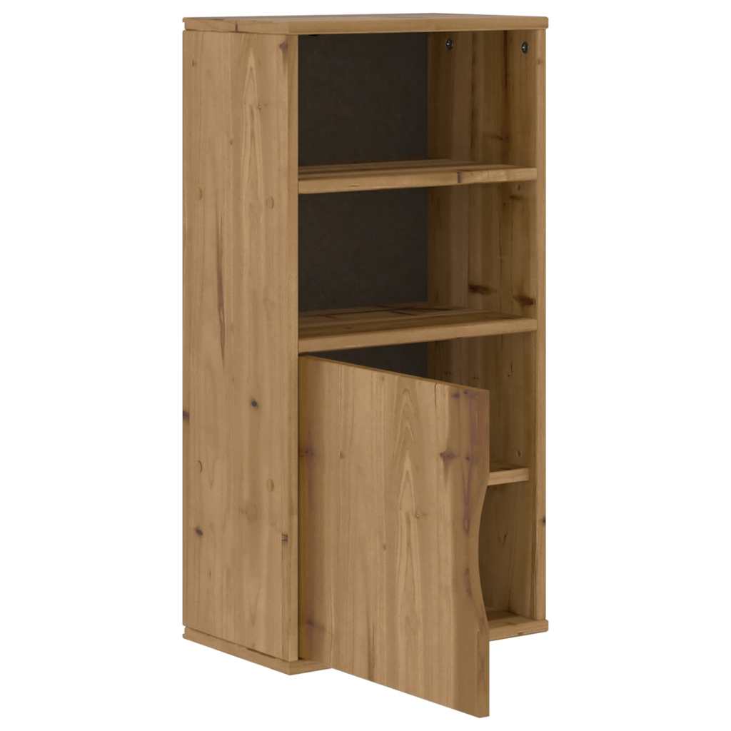 Armoire latérale ODDA 40x24x79 cm bois massif pin - XIOS