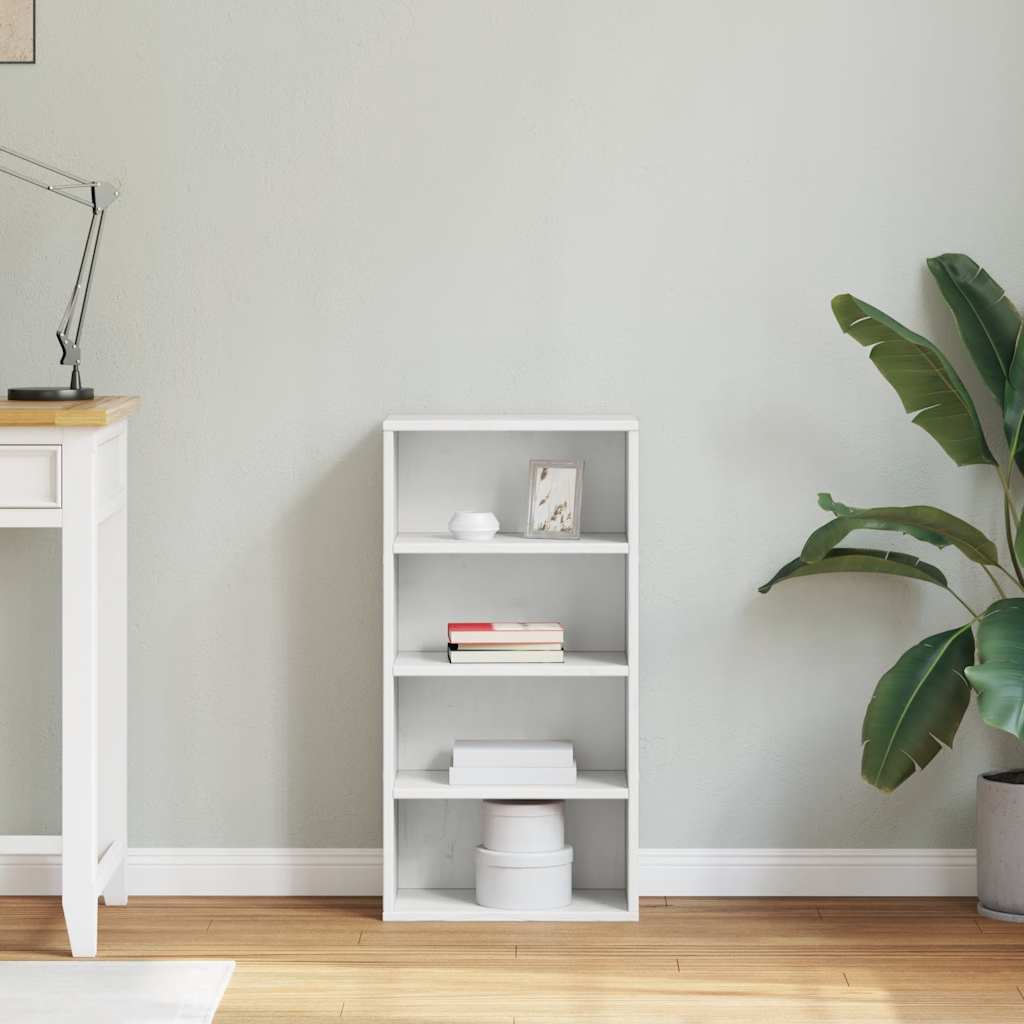 Armoire latérale ODDA blanc 40x24x79 cm bois massif pin - XIOS